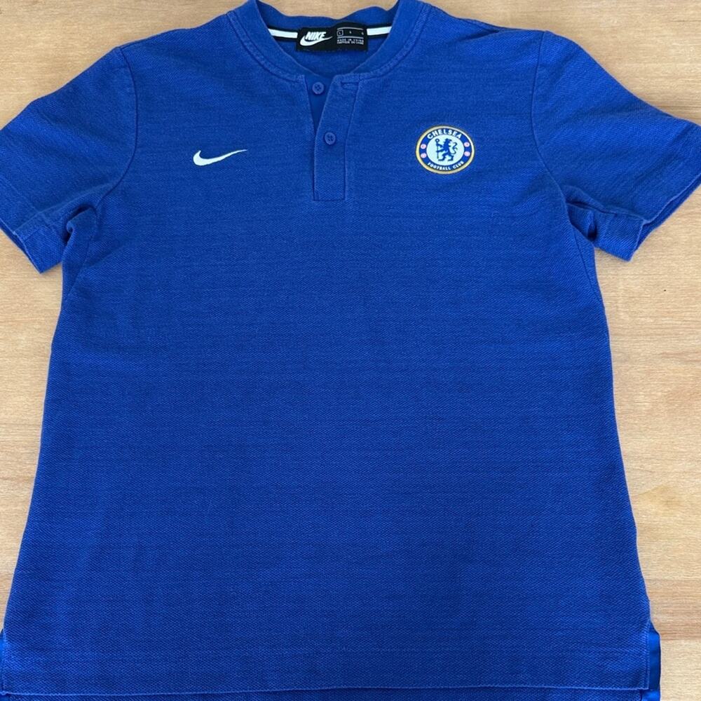 Nike Official Chelsea Football Club FC Blue Soccer Jersey Youth Larger